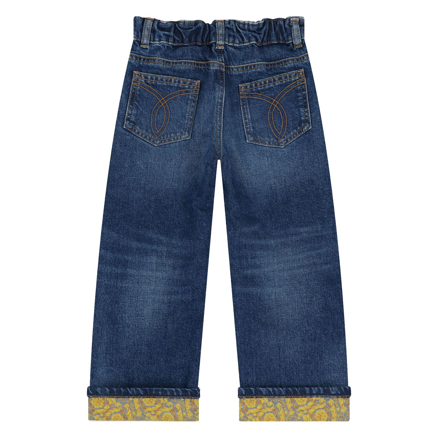 Younger Girls Blue Denim Jeans, 1, hi-res