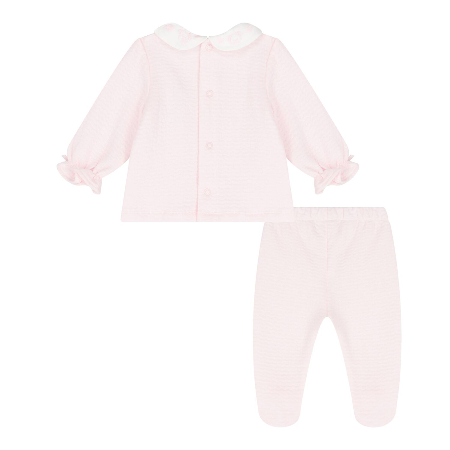 Baby Girls Pink 2 Piece Babygrow, 1, hi-res