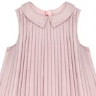 Younger Girls Pink Pleated Dress, 1, hi-res