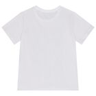 Girls White Flower T-Shirt, 1, hi-res