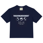 Oversized Navy Logo Softskin T-Shirt, 1, hi-res