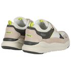 Boys Beige & Grey Trainers, 1, hi-res