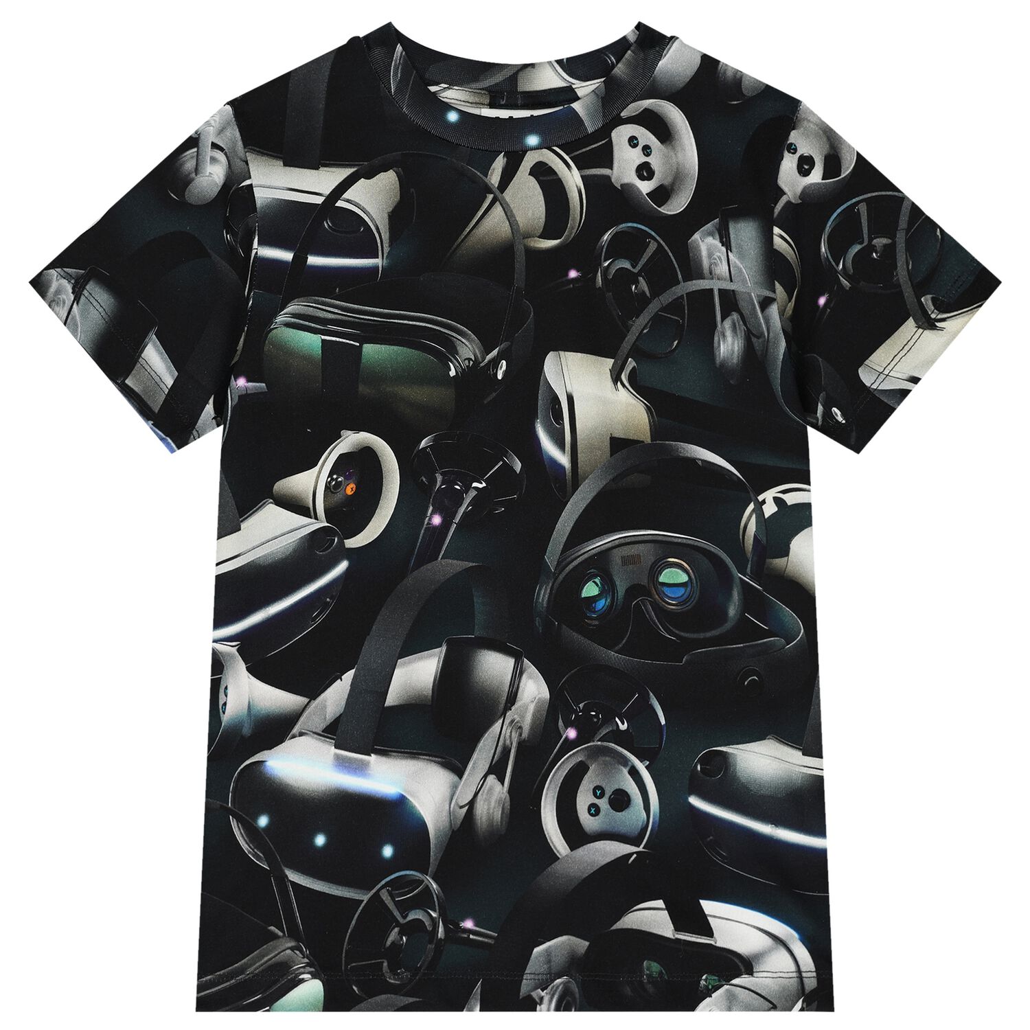 Boys Black VR Box T-Shirt, 1, hi-res