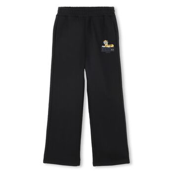 Boys Black Logo Joggers