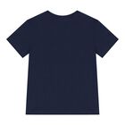 Baby Boys Navy Blue Polo Bear T-Shirt, 1, hi-res