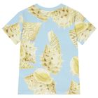 Boys Blue Shell T-Shirt, 1, hi-res