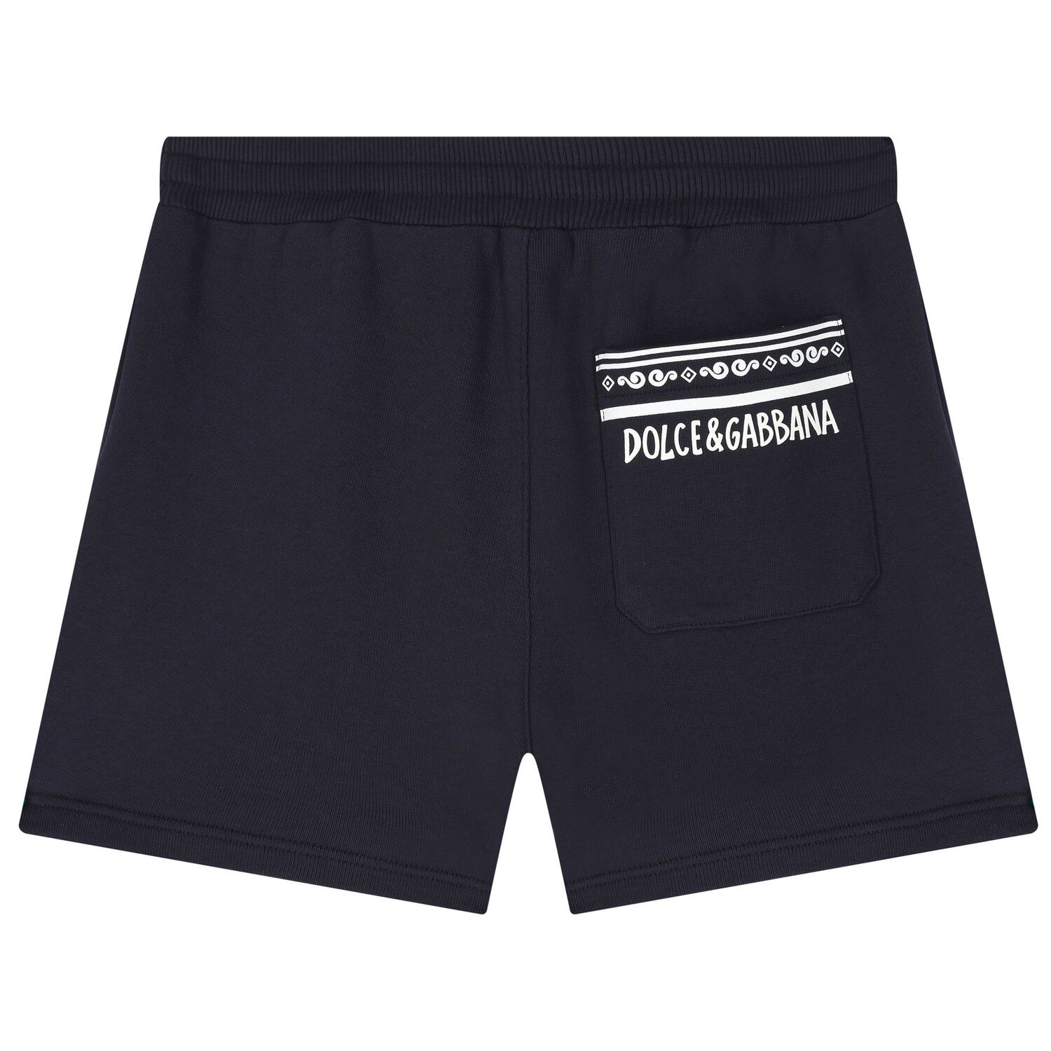 Navy Blue Logo Shorts, 1, hi-res