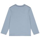 Boys Blue Compass Long Sleeve Top, 1, hi-res