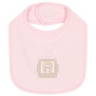 Baby Girls Pink & Gold Logo Babygrow Gift Set , 3, hi-res