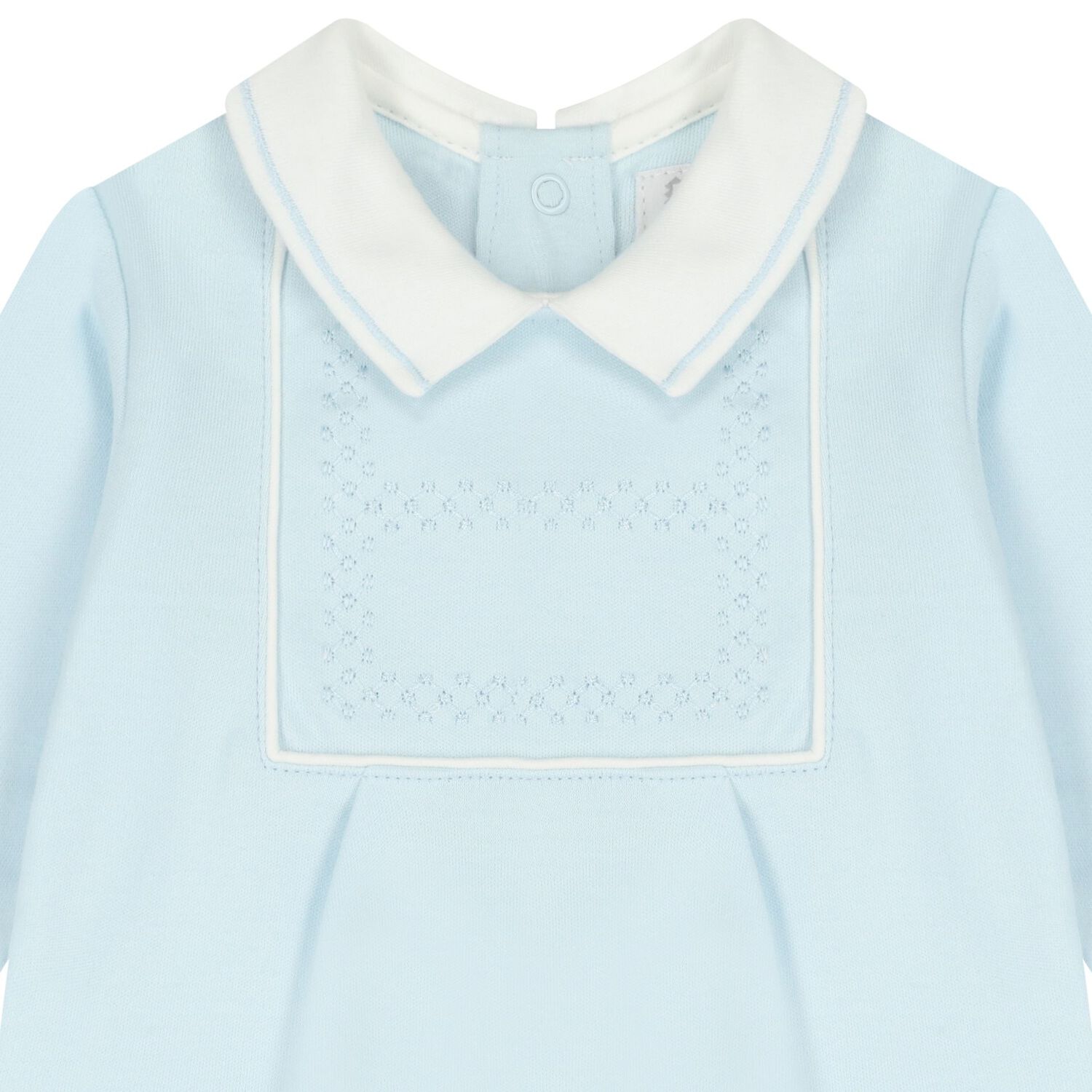 Baby Boys Blue Babygrow, 1, hi-res