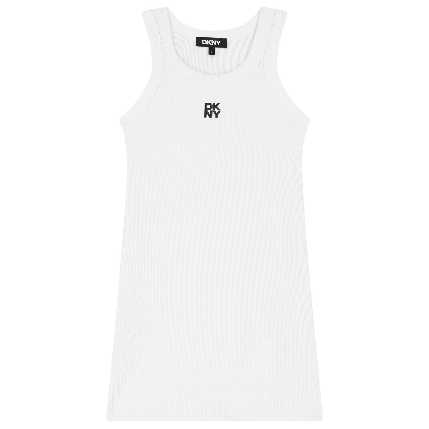 Girls White Logo 2-in-1 Dress, 1, hi-res