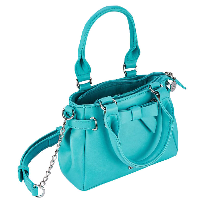 Girls Blue Bow Handbag, 1, hi-res image number null