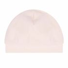 Baby Girls Pink Teddy Hat, 1, hi-res