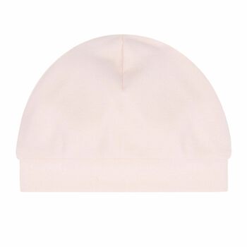 Baby Girls Pink Teddy Hat