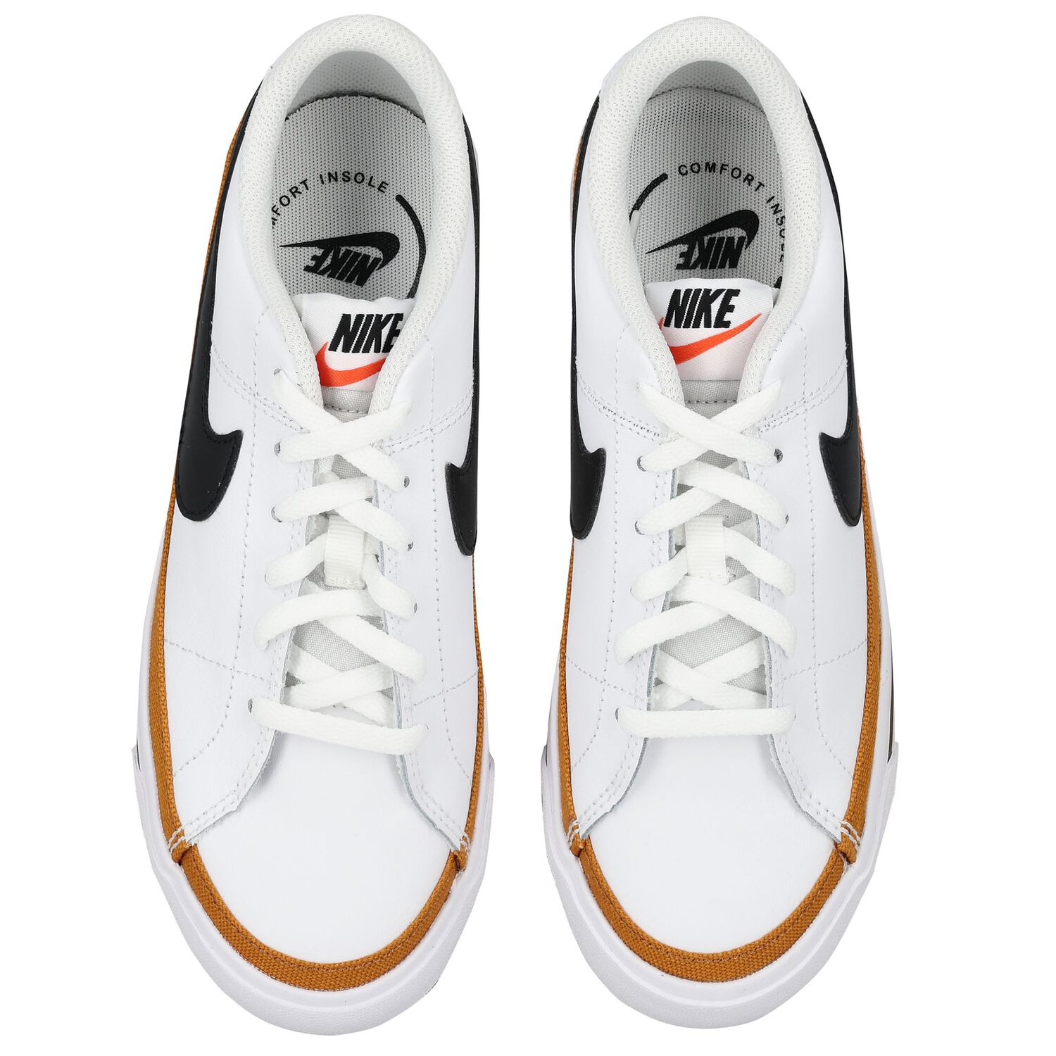 White & Black Court Legacy Trainers, 1, hi-res