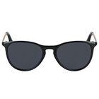 Girls Black Aviator Sunglasses, 1, hi-res