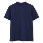 Boys Mini Me Navy Blue Logo Polo Shirt, 3, hi-res