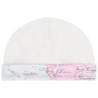 Baby Girls Ivory & Pink Geo Map Babygrow Gift Set, 2, hi-res