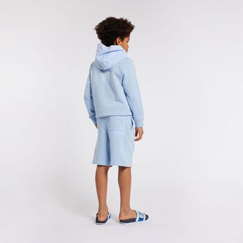 Boys Blue & Navy Blue Logo Sliders