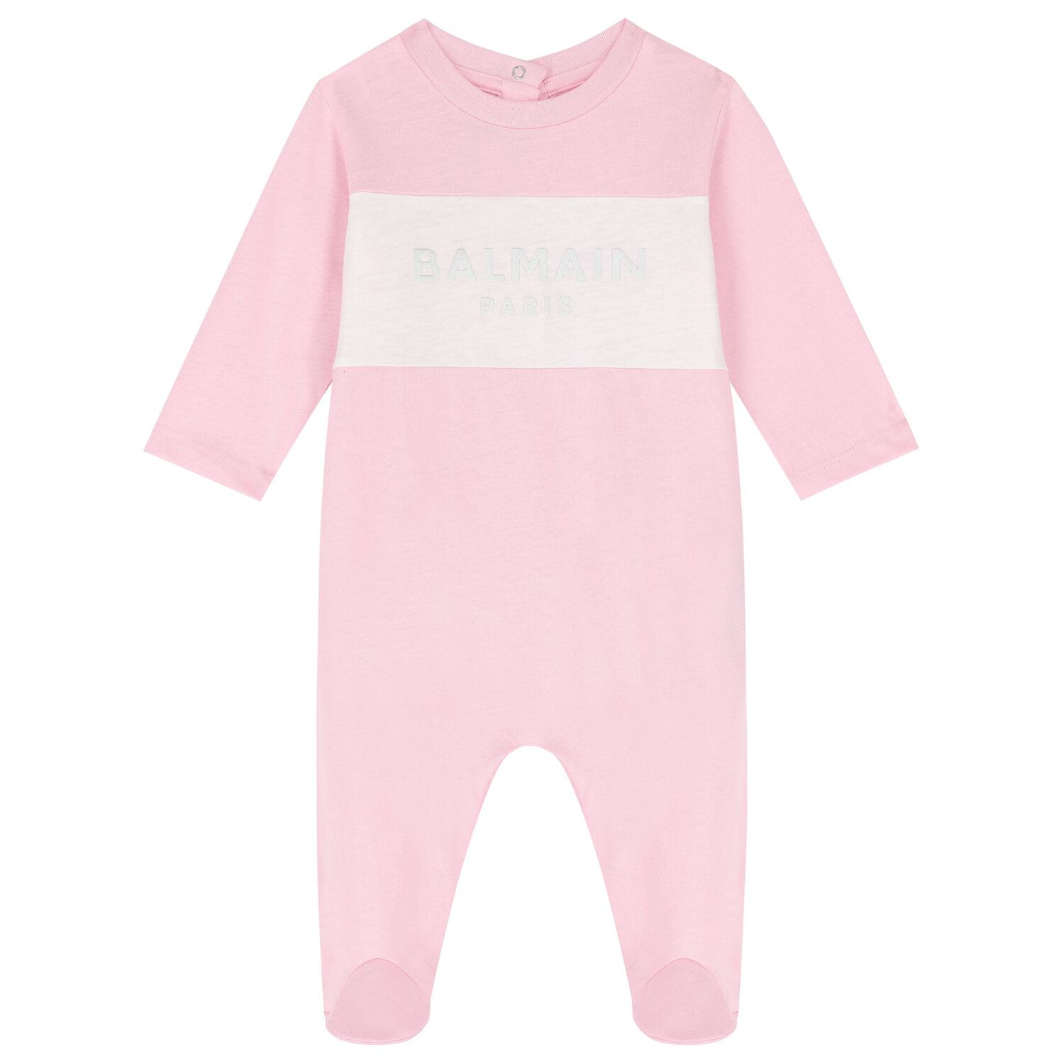 Baby Girls White & Pink Logo Babygrow Gift Set, 2, hi-res image number null