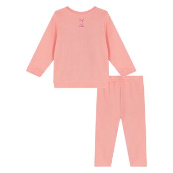 Younger Girls Pink Logo Hello Kitty Tracksuit