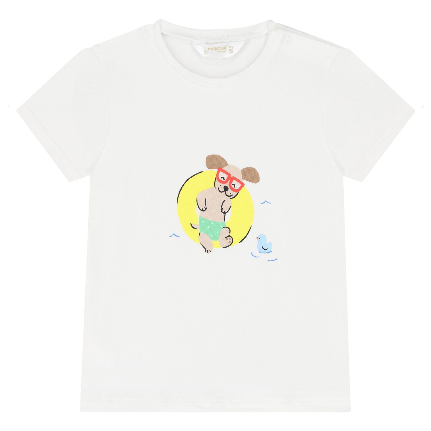 Baby Boys Blue & White Swim Set, 2, hi-res