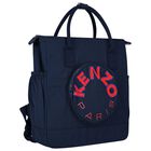 Navy Blue Logo Baby Changing Bag, 1, hi-res