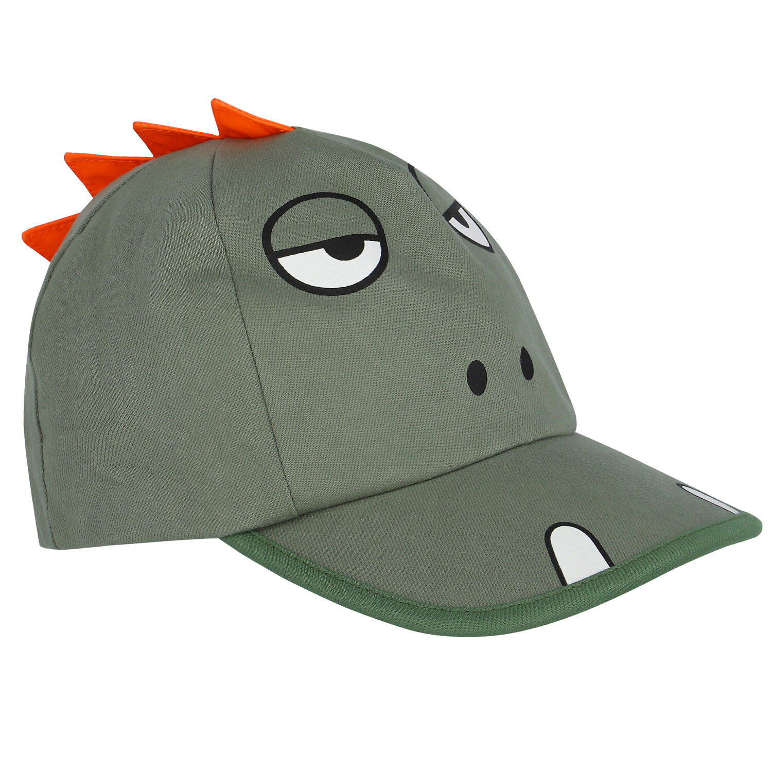 Boys Green Gecko Cap, 1, hi-res