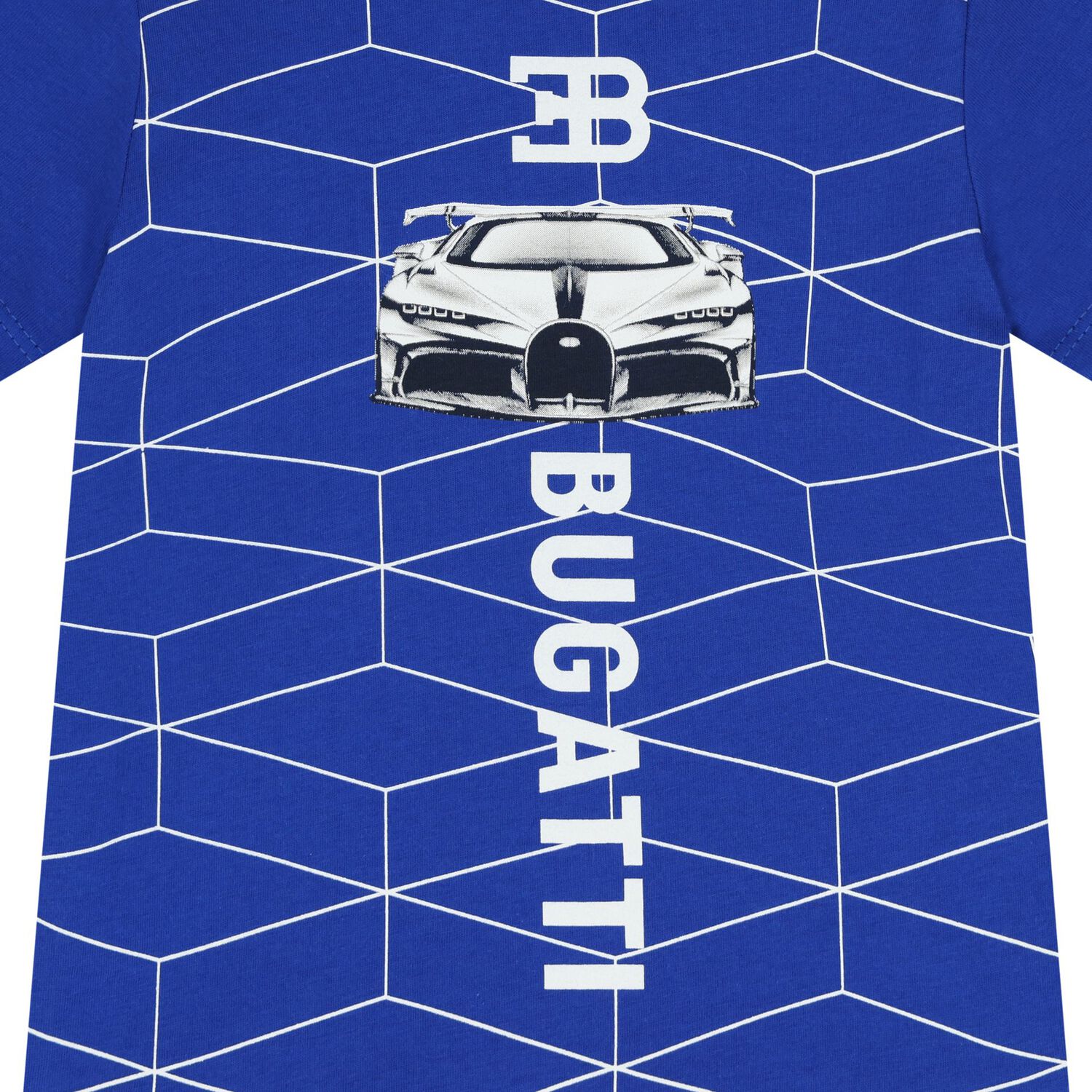 Younger Boys Blue Logo T-Shirt , 2, hi-res