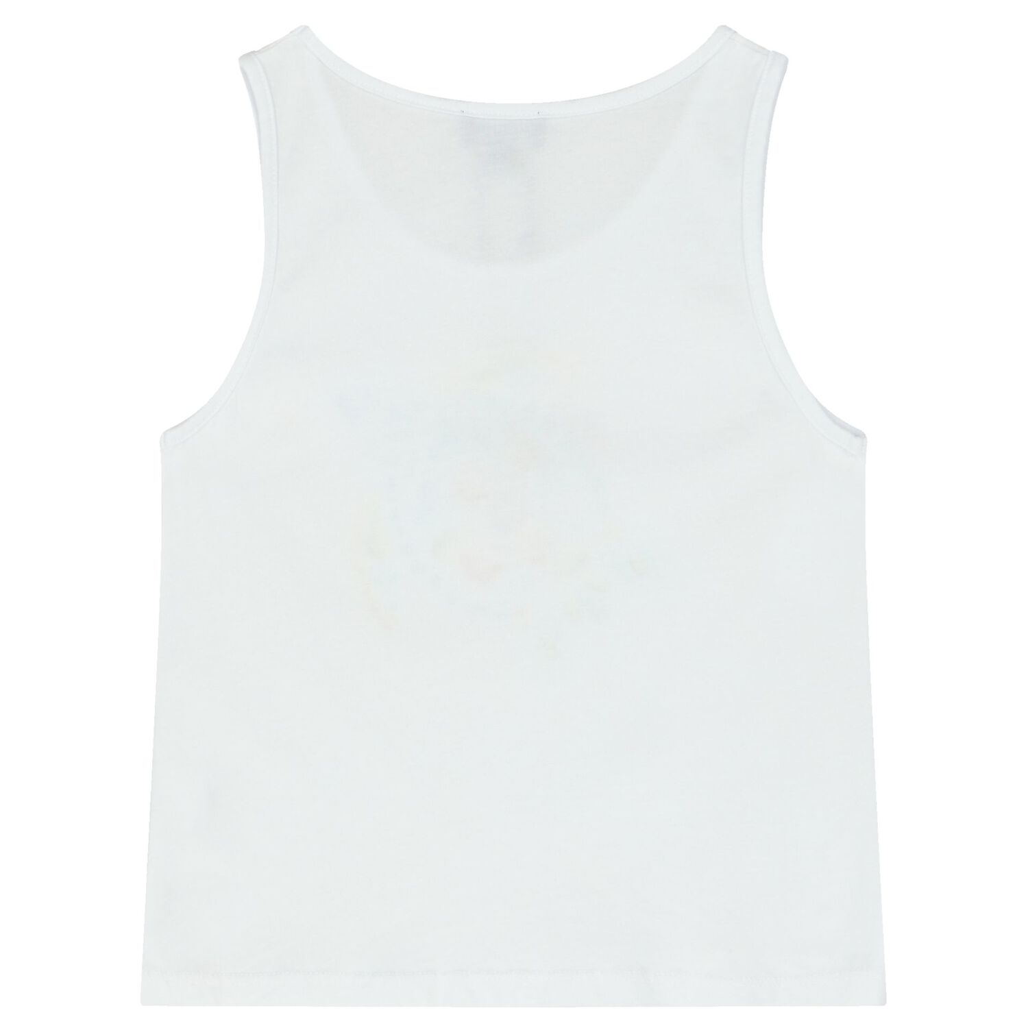 Girls White Logo Turtle Top, 1, hi-res image number null