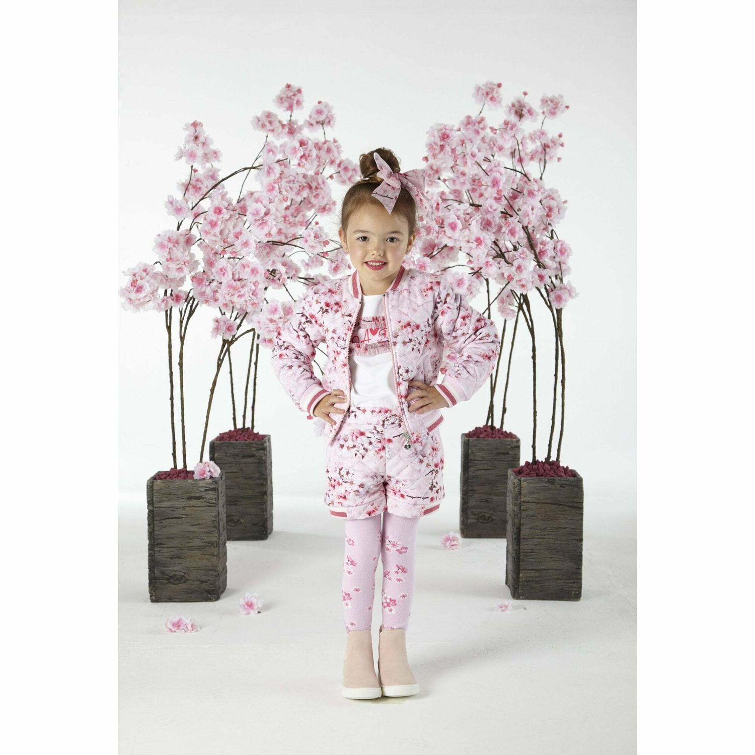 Girls Pale Pink Top, 2, hi-res