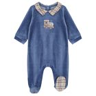 Baby Boys Blue Babygrow, 1, hi-res
