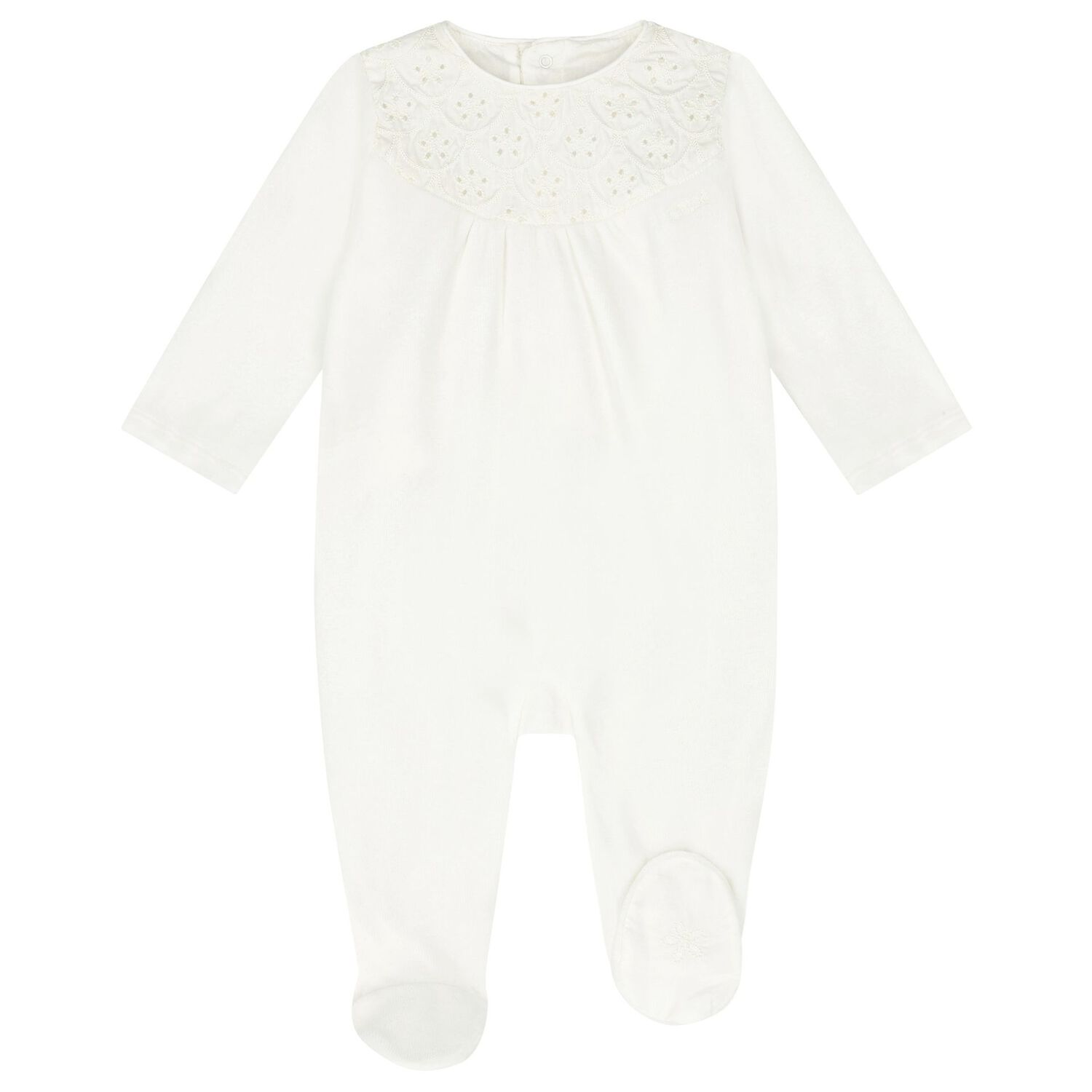 Baby Girls Ivory Logo Babygrow Gift Set, 1, hi-res