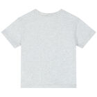 Grey Teddy Bear Logo T-Shirt, 1, hi-res