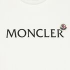 Boys White Logo T-Shirt, 1, hi-res