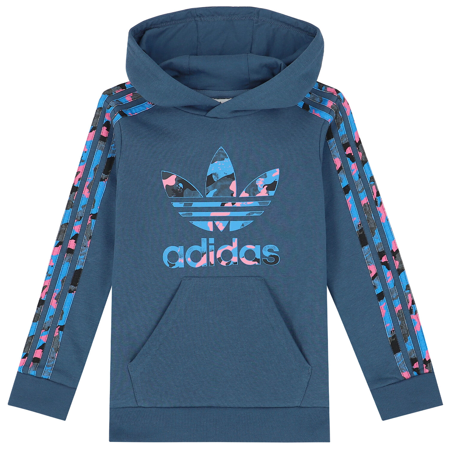 Blue Logo Hooded Top, 1, hi-res image number null