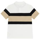 Boys White & Black Logo Shorts Set, 1, hi-res