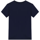 Boys Navy Logo T-Shirt, 1, hi-res