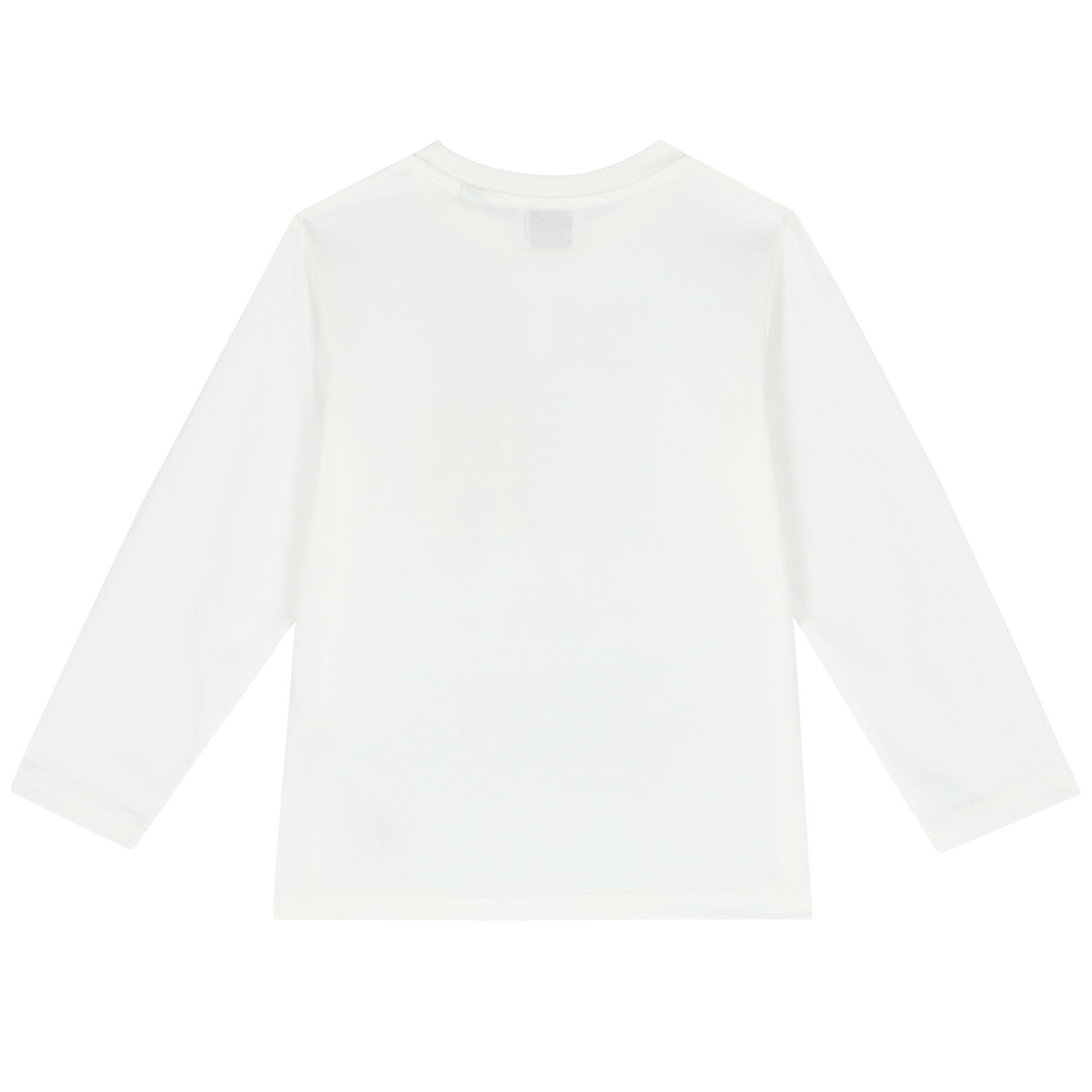 White Logo Cotton T-Shirt, 1, hi-res