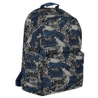 Blue & Ivory Logo Backpack, 1, hi-res