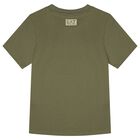 Boys Green Logo T-Shirt, 2, hi-res