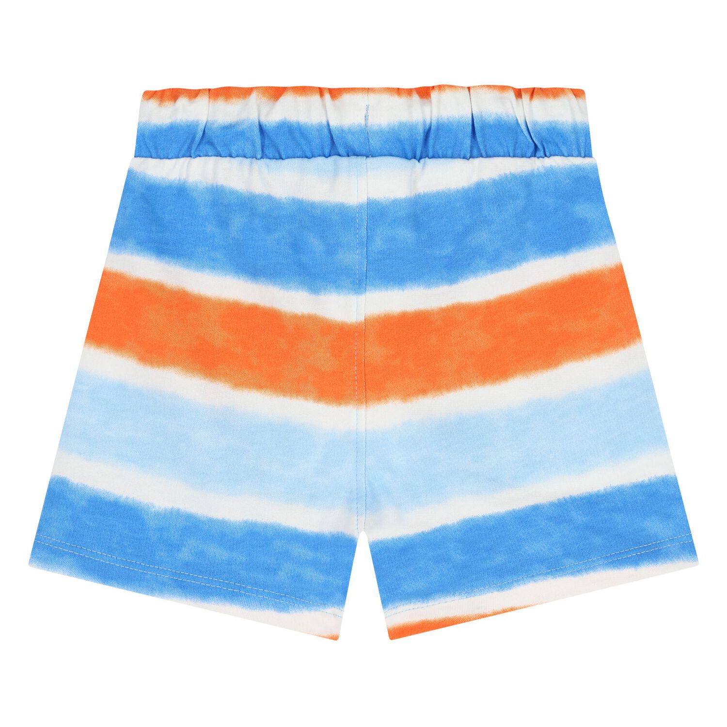 Younger Boys Orange & Blue Striped Shorts, 1, hi-res