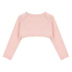 Younger Girls Pink Knitted Cardigan, 4, hi-res