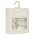 Younger Girls Gold Flower Headband & Bow Hair Clip Set, 1, hi-res