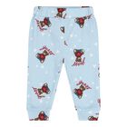 Baby Boys Blue & White Teddy Bear Logo Bodysuit Set, 2, hi-res