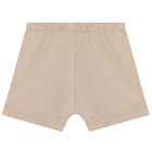 Baby Boys White & Beige Cotton Shorts Set ( 2-Pack ), 2, hi-res