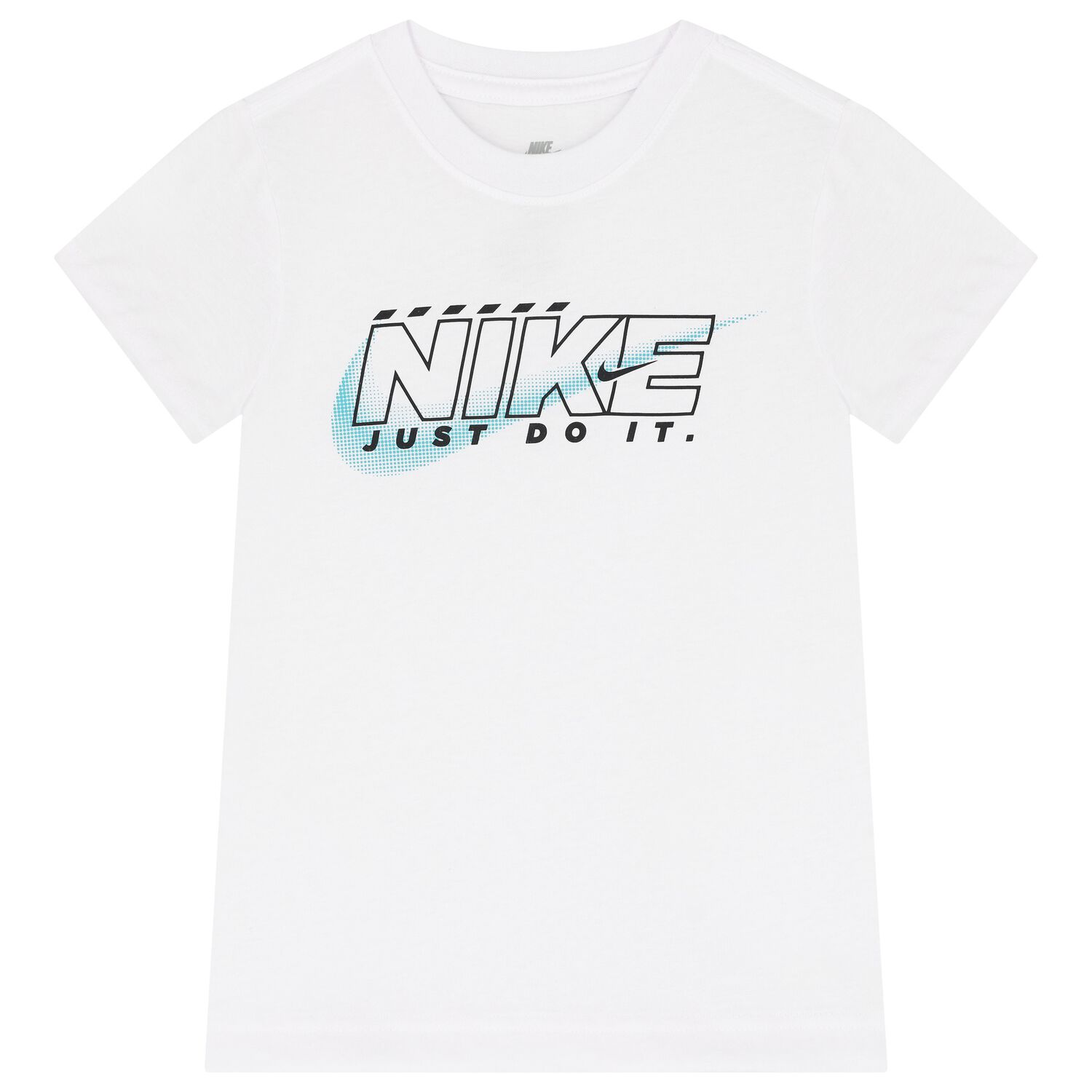 Boys White Logo T-Shirt, 1, hi-res