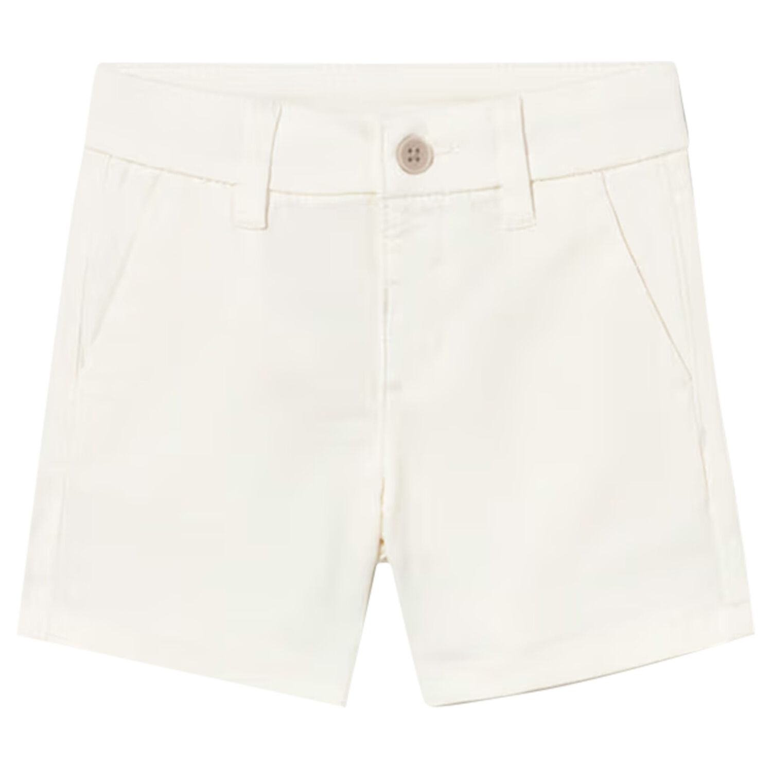 Younger Boys Ivory Shorts, 3, hi-res