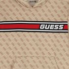 Boys Beige Logo Hooded Top, 1, hi-res