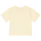 Girls Yellow Logo T-Shirt, 2, hi-res
